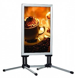 Outdoor display SwingPro silver, B2