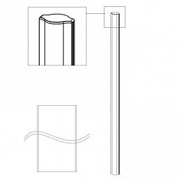 Signcode eXtern post, 2000 mm, center