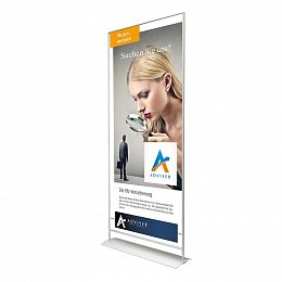 Floor banner display 1900 x 800 mm