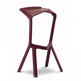 Bar Stool Miura, wine red