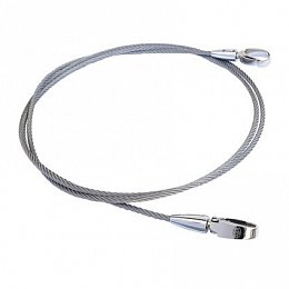 Stopper rope, 1500 mm, stainless steel