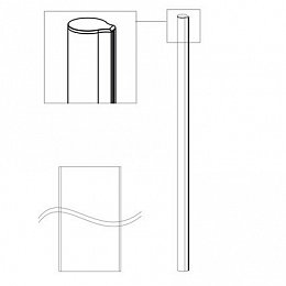 Signcode eXtern post, 1800 mm, outside, set 2 pcs