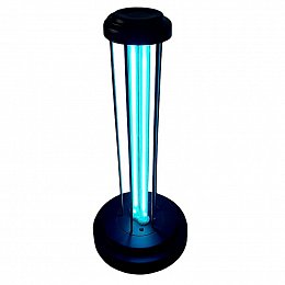 Germicidal ultraviolet lamp - black