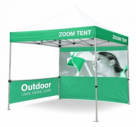 Advertising tent 3x3 with a sidewall
