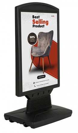 Outdoor stand WinSign, black, A1