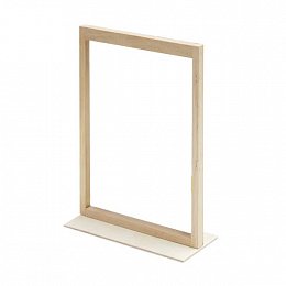 Counter wooden display A5, double-sided
