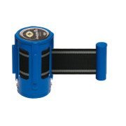 Stopper housing, blue, with black ribbon
