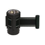 Stopper housing, black, with black ribbon