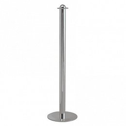 Barrier post Stopper tex, chrome