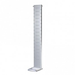 Brochure floor display Magic zip with silver base