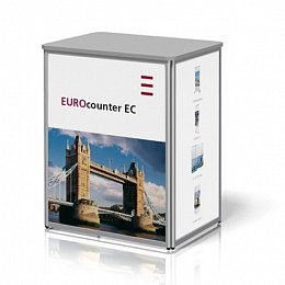 Exhibition counter EC-2, aluminium