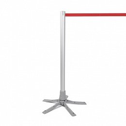 Barrier post Tempaline, light gray/red