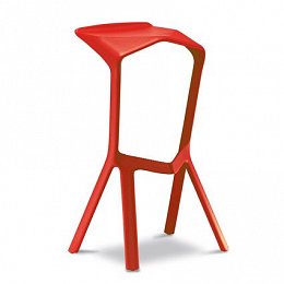 Bar Stool Miura, red