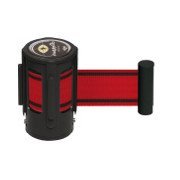 Stopper housing, black, with red ribbon