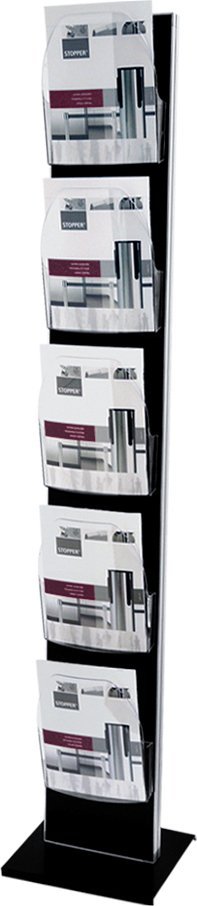 Brochure holder Dacapo ipoint, black